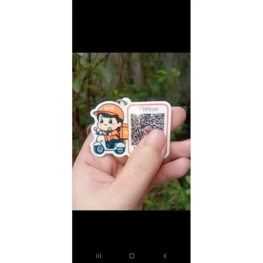 Móc khóa mica chống nước QR Code 2 mặt tùy chỉnh giá rẻ 35k 26 Móc khóa mica chống nước QR Code 2 mặt tùy chỉnh giá rẻ 35k 26
