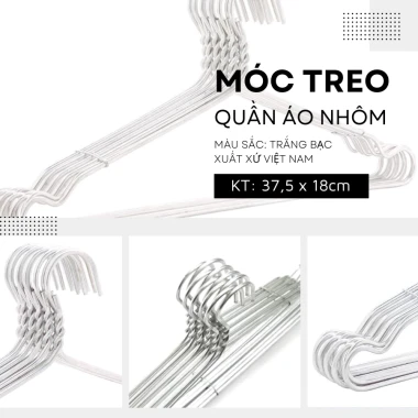 Móc Nhôm Treo Quần Áo Combo 50 - Giá Khuyến Mãi 38.900đ - Móc Phơi Đồ Tiết Kiệm 5 Móc Nhôm Treo Quần Áo Combo 50 - Giá Khuyến Mãi 38.900đ - Móc Phơi Đồ Tiết Kiệm 5