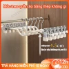 Móc treo quần kẹp không để lại vết GREENSINDOOR cổ ngắn, mẫu 2.026 cho gia đình