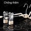 Móc treo quần kẹp không để lại vết GREENSINDOOR cổ ngắn, mẫu 2.026 cho gia đình 5
