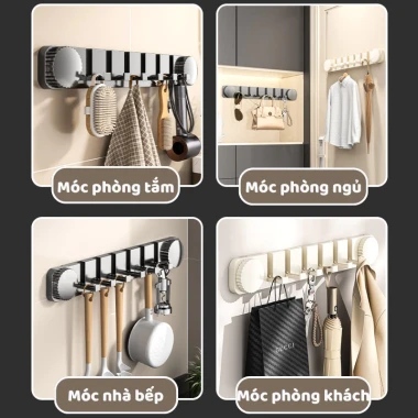 Móc Treo Tường Gấp Gọn Đa Năng Hút Chân Không Siêu Cứng, Móc Quần Áo Túi Xách Giá Chỉ 66.000đ 4 Móc Treo Tường Gấp Gọn Đa Năng Hút Chân Không Siêu Cứng, Móc Quần Áo Túi Xách Giá Chỉ 66.000đ 4