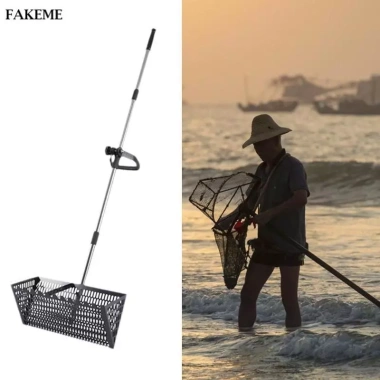 Mồi cát giả, Spade sâu, Cao cấp, Sifting, Đa chức năng, Dễ dàng làm sạch, Tay cầm bằng kính thiên văn, Thép Carbon, Sàng Pla lớn 5