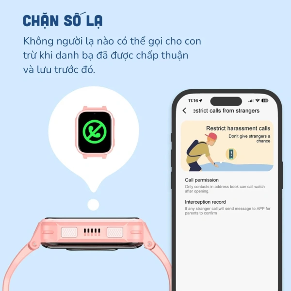Hình ảnh sản phẩm [MỚI RA MẮT] Đồng hồ định vị trẻ em Kidcare Sight S25 gọi video call | Định vị GPS | Quan sát từ xa