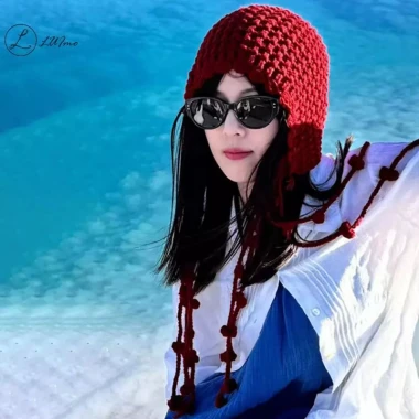 Mũ Beanie Cỏ Đỏ Dệt Kim LUImo Cho Du Lịch Giá Rẻ 75600đ - Giảm 15876đ 4 Mũ Beanie Cỏ Đỏ Dệt Kim LUImo Cho Du Lịch Giá Rẻ 75600đ - Giảm 15876đ 4