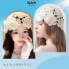Mũ Beanies Nữ Mùa Hè Ren Hoa Cotton - Đan Thủ Công, Đi Biển, Du Lịch, Giá 35k 7