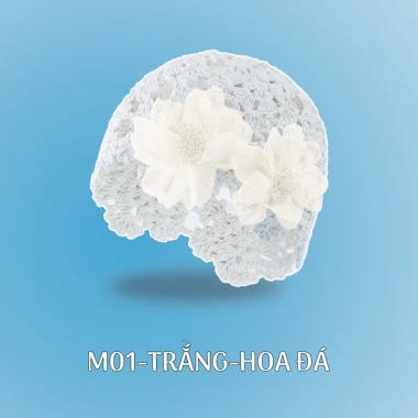 Mũ Beanies Nữ Mùa Hè Ren Hoa Cotton - Đan Thủ Công, Đi Biển, Du Lịch, Giá 35k 14