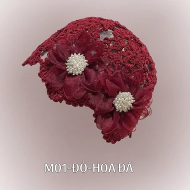 Mũ Beanies Nữ Mùa Hè Ren Hoa Cotton - Đan Thủ Công, Đi Biển, Du Lịch, Giá 35k 16