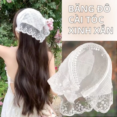 Mũ Beanies Nữ Mùa Hè Ren Hoa Cotton - Đan Thủ Công, Đi Biển, Du Lịch, Giá 35k 29