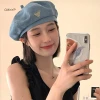 Mũ Beret Nữ Denim Mỏng Trơn Hình Bát Giác - Mũ Newsboy Retro Giá Rẻ 85819đ 10