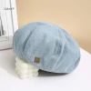Mũ Beret Nữ Denim Mỏng Trơn Hình Bát Giác - Mũ Newsboy Retro Giá Rẻ 85819đ 12