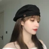 Mũ Beret Nữ Màu Đen Phong Cách Hàn Quốc - Giảm 18% Chỉ 47628đ Xuân Hè Thời Trang 4