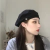 Mũ Beret Nữ Màu Đen Phong Cách Hàn Quốc - Giảm 18% Chỉ 47628đ Xuân Hè Thời Trang 6