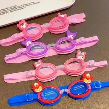 Mũ Bơi Trẻ Em Chống Nước Chống Sương Mù Kawaii Kuromi HD Giá Rẻ Chỉ 26202đ 10