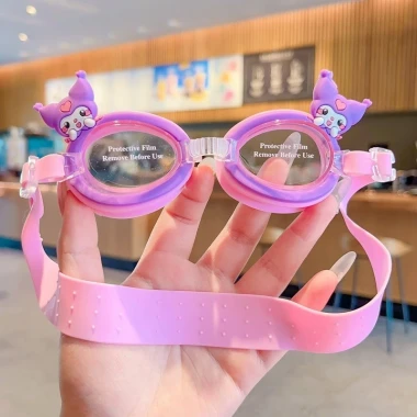 Mũ Bơi Trẻ Em Chống Nước Chống Sương Mù Kawaii Kuromi HD Giá Rẻ Chỉ 26202đ 11
