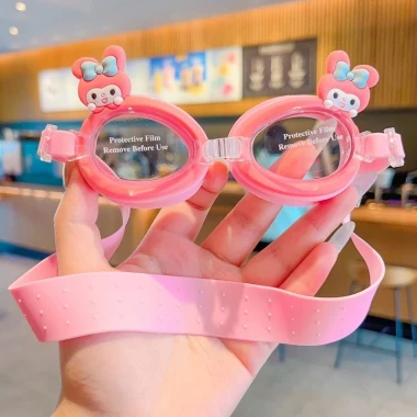 Mũ Bơi Trẻ Em Chống Nước Chống Sương Mù Kawaii Kuromi HD Giá Rẻ Chỉ 26202đ 12