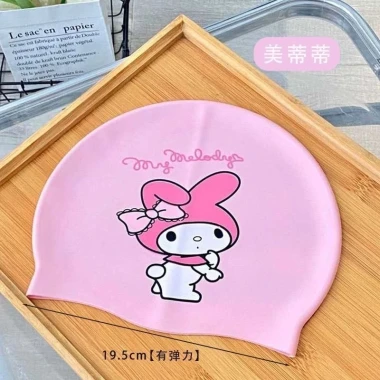 Mũ Bơi Trẻ Em Chống Nước Chống Sương Mù Kawaii Kuromi HD Giá Rẻ Chỉ 26202đ 14