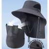 Mũ Bucket Che Nắng Khẩu Trang Lưới - Giảm 22% còn 60k - Chống Nắng Dã Ngoại Nam Nữ 5