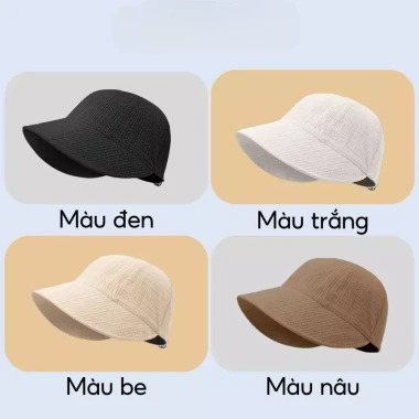 Mũ Bucket Nữ Chống Nắng UPF50+ - Nón Rộng Vành Thời Trang Giảm 22% Chỉ 79k 10 Mũ Bucket Nữ Chống Nắng UPF50+ - Nón Rộng Vành Thời Trang Giảm 22% Chỉ 79k 10