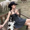 Mũ cao bồi đen phong cách phương tây, phù hợp cho nam nữ khi cưỡi ngựa và du lịch thảo nguyên 5