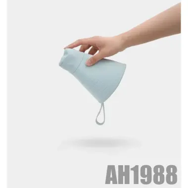 Mũ chống nắng vành rộng nam nữ giá 75k - Che gáy dây rút vải cotton mát thời trang AH1988 5