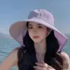 Mũ chống nắng vành rộng nam nữ giá 75k - Che gáy dây rút vải cotton mát thời trang AH1988 10