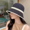 Mũ Cói Nữ Bucket Chữ M Gấp Gọn - Du Lịch, Check-in Thời Trang Giá 35k! 3