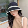 Mũ Cói Nữ Bucket Chữ M Gấp Gọn - Du Lịch, Check-in Thời Trang Giá 35k! 4