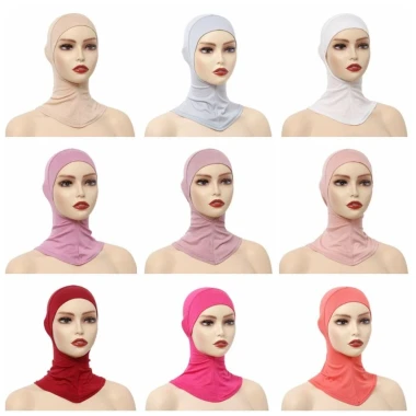 Mũ Hijab Khăn Che Mặt Co Dãn Cotton 26 Màu Du Lịch Giá Rẻ 3 Mũ Hijab Khăn Che Mặt Co Dãn Cotton 26 Màu Du Lịch Giá Rẻ 3