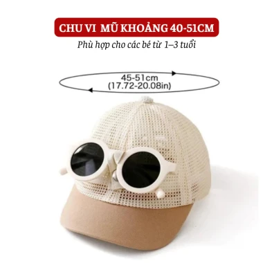 Mũ Lưỡi Trai Trẻ Em Chống Nắng Phong Cách Hàn Quốc Cho Bé Trai Gái Giá Sốc 59K 3