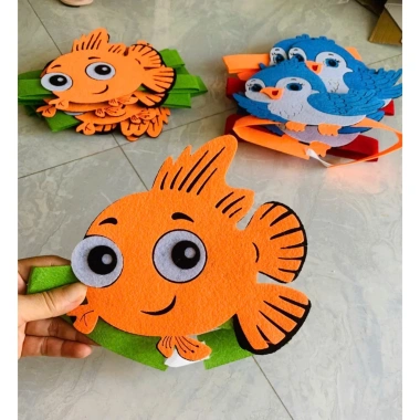 Mũ múa các con vật cho bé - kể chuyện, diễn văn nghệ, đóng kịch mầm non, giảm còn 13.000đ