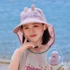 Mũ Nón Rộng Vành Chống Nắng Che Vai Gáy Mũ Bé Trai Bé Gái Họa Tiết Đáng Yêu Mũ Bucket Cao Cấp Chống Tia UV 3