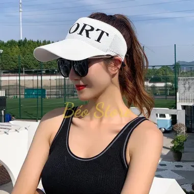 Mũ Nửa Đầu Nam Nữ Thời Trang Thể Thao Chống Nắng Đi Du Lịch Chơi TENNIS Tập GYM 6 Mũ Nửa Đầu Nam Nữ Thời Trang Thể Thao Chống Nắng Đi Du Lịch Chơi TENNIS Tập GYM 6