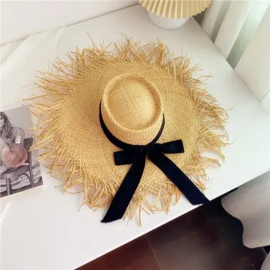 Mũ Rơm Nữ Đi Biển Chống Nắng Giá Cực Sốc - Mùa Hè 2025 - Raffia Phong Cách Vành Lớn Chỉ 157778đ 4 Mũ Rơm Nữ Đi Biển Chống Nắng Giá Cực Sốc - Mùa Hè 2025 - Raffia Phong Cách Vành Lớn Chỉ 157778đ 4