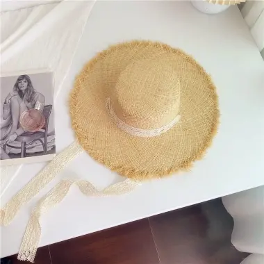 Mũ Rơm Nữ Đi Biển Chống Nắng Giá Cực Sốc - Mùa Hè 2025 - Raffia Phong Cách Vành Lớn Chỉ 157778đ 13 Mũ Rơm Nữ Đi Biển Chống Nắng Giá Cực Sốc - Mùa Hè 2025 - Raffia Phong Cách Vành Lớn Chỉ 157778đ 13