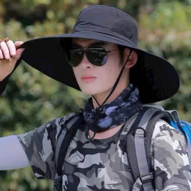 Mũ Tai Bèo Vành Rộng Chống Nắng Thoáng Khí - Đi Câu Cá, Thời Trang Nam Nữ Gấp Gọn 7 Mũ Tai Bèo Vành Rộng Chống Nắng Thoáng Khí - Đi Câu Cá, Thời Trang Nam Nữ Gấp Gọn 7