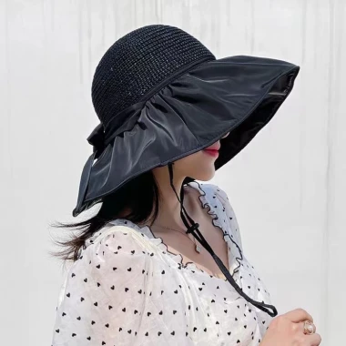 Mũ Vành Đan Lưới Chống UV 2 Lớp Cói - Nón Đi Du Lịch,Biển,Dã Ngoại Giá Rẻ 48k 3