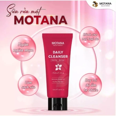 Mua 1 tặng 1 Sữa Rửa Mặt Motana Daily Cleanser 2 hũ, làm sạch nhẹ nhàng, chỉ 100.000đ 2