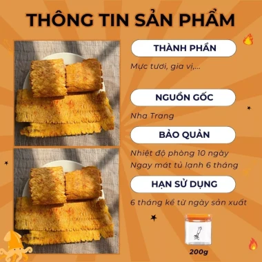 Mực Cán Tẩm Gia Vị Shumafood 200g Nha Trang - Snack Ăn Vặt Giảm Giá 125000đ 5 Mực Cán Tẩm Gia Vị Shumafood 200g Nha Trang - Snack Ăn Vặt Giảm Giá 125000đ 5