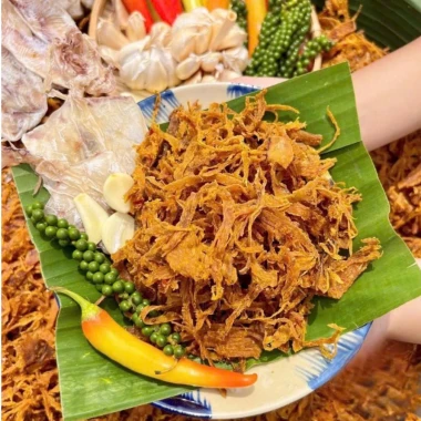 Mực Xé Tẩm Vị Đà Nẵng 250gr Giá Rẻ - Đặc Sản Nhà Thúy Chỉ 100k 3