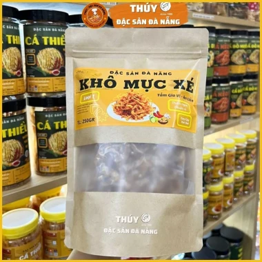 Mực Xé Tẩm Vị Đà Nẵng 250gr Giá Rẻ - Đặc Sản Nhà Thúy Chỉ 100k 7
