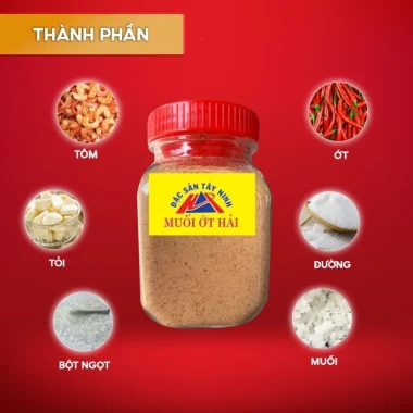 Muối tôm nhuyễn sặc Tây Ninh giá rẻ - Muối ớt Hải đặc sản 100gr chỉ 22000đ 5 Muối tôm nhuyễn sặc Tây Ninh giá rẻ - Muối ớt Hải đặc sản 100gr chỉ 22000đ 5