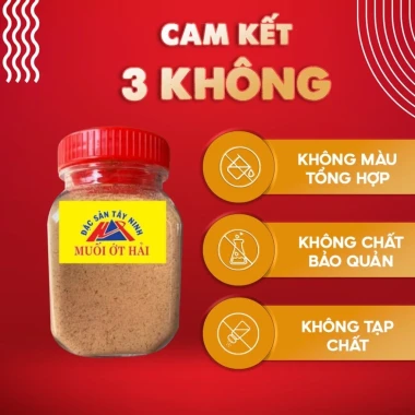 Muối tôm nhuyễn sặc Tây Ninh giá rẻ - Muối ớt Hải đặc sản 100gr chỉ 22000đ 6 Muối tôm nhuyễn sặc Tây Ninh giá rẻ - Muối ớt Hải đặc sản 100gr chỉ 22000đ 6