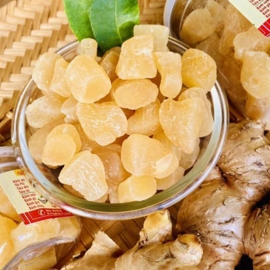 Mứt gừng sấy dẻo Thái Lan 1kg - snack ăn vặt Tết, giá ưu đãi 225.879