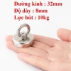 Nam châm cứu hộ siêu mạnh, inox chống gỉ 20