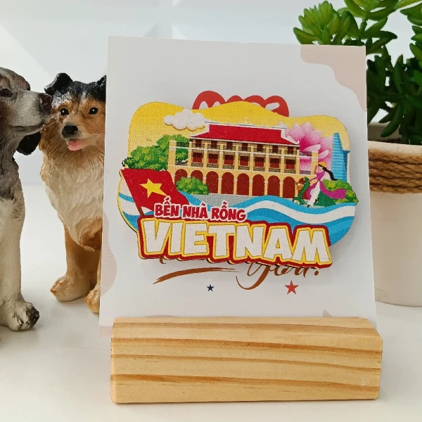 Hình ảnh sản phẩm Nam Châm Tủ Lạnh Handmade Việt Nam - Quà Tặng Lưu Niệm Giá Rẻ 24500đ