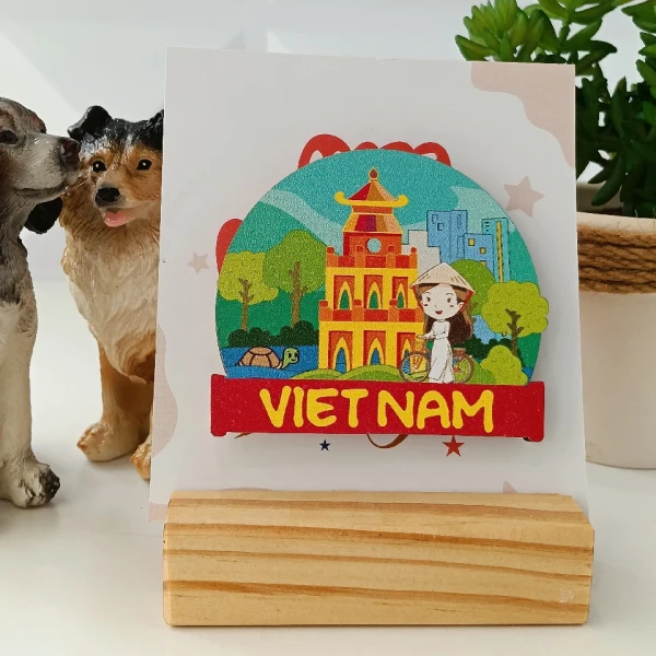 Lịch sử và nghệ thuật làm nam châm tủ lạnh handmade Việt Nam: từ truyền thống đến quà lưu niệm hiện đại