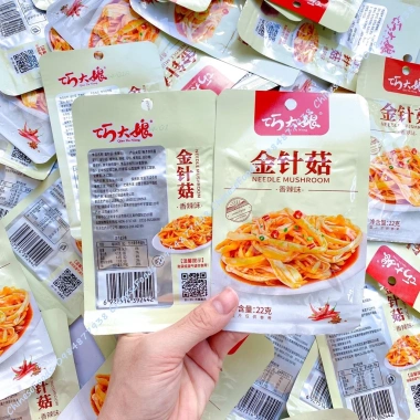 Nấm kim châm sốt cay ăn liền 22g - Giảm giá đến 8.700đ, ngon, tiện lợi, giá rẻ