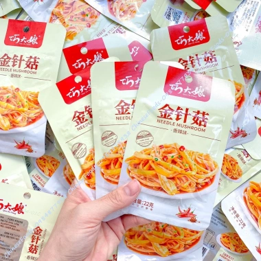Nấm kim châm sốt cay ăn liền 22g - Giảm giá đến 8.700đ, ngon, tiện lợi, giá rẻ