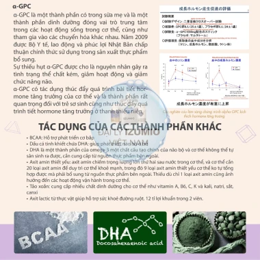 NANO GROWTH HABIT EX DHA Canxi D3 Tăng Chiều Cao Phát Triển Trí Não Cho Bé - Giảm 15% + Xuất Kèm VAT 8