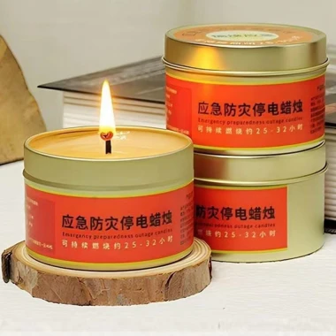 Nến Khẩn Cấp Chống Gió Không Mùi Không Khói Giá Rẻ - Ánh Sáng Sinh Tồn Ngoài Trời 3 Nến Khẩn Cấp Chống Gió Không Mùi Không Khói Giá Rẻ - Ánh Sáng Sinh Tồn Ngoài Trời 3
